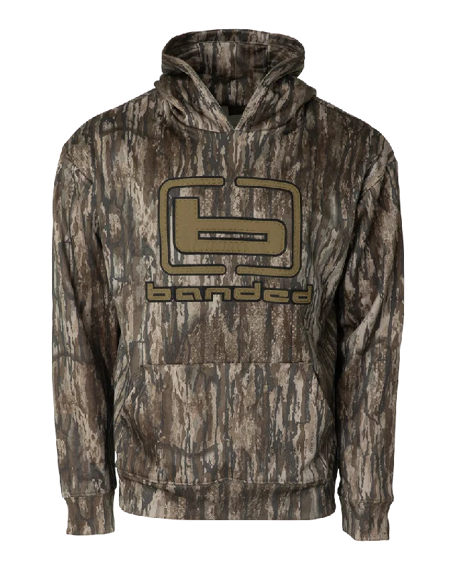 Banded Camo Logo Hoodie