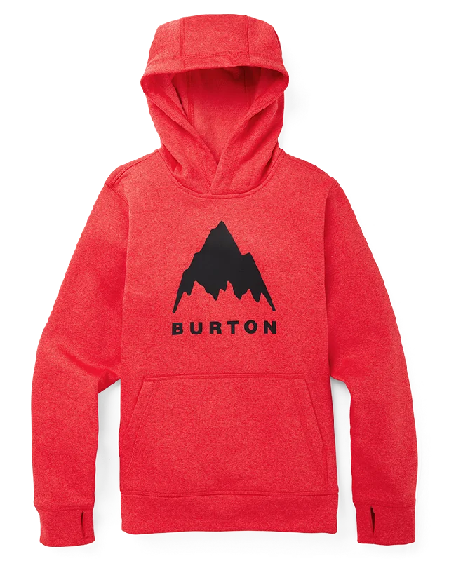 Burton Kids' Oak Pullover Hoodie - Tomato Heather