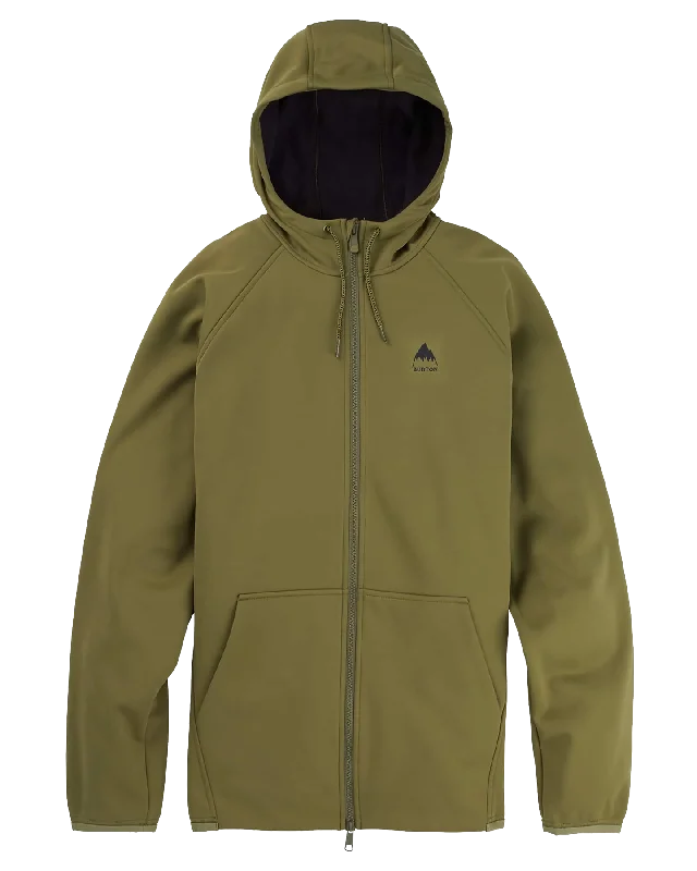 Burton Men's Crown Weatherproof Full-Zip Fleece - Martini Olive