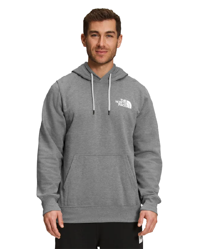 The North Face Box Nse Pullover Hoodie - Tnf Medium Grey Heather/Tnf Black