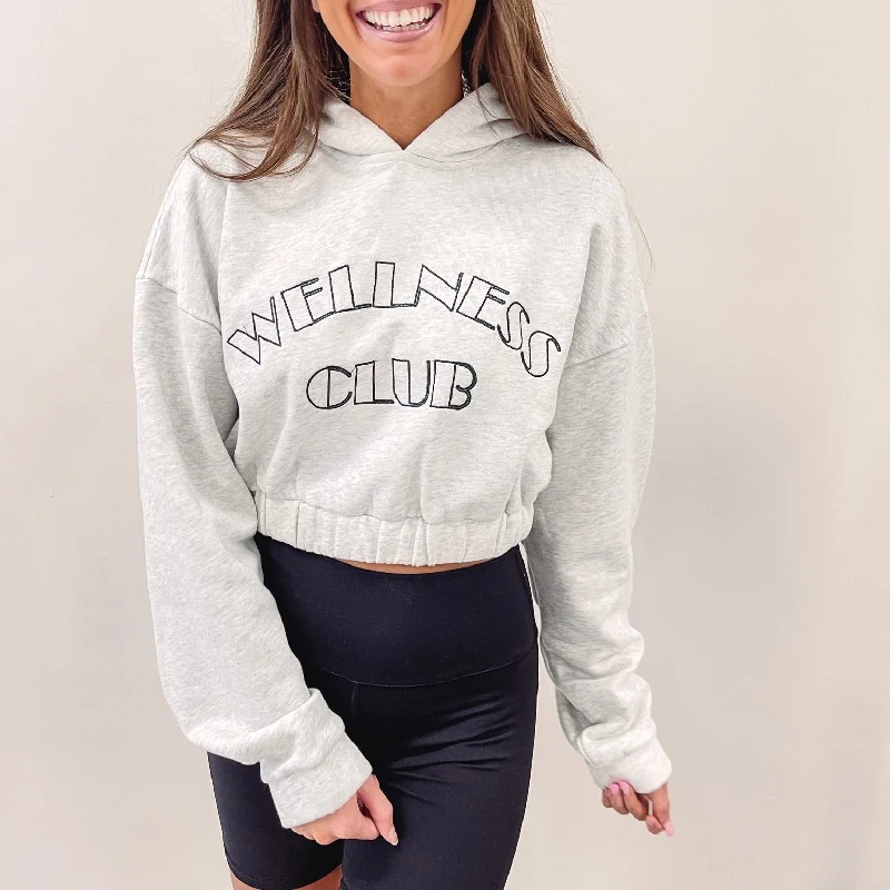 Wellness Club Cropped Hoodie