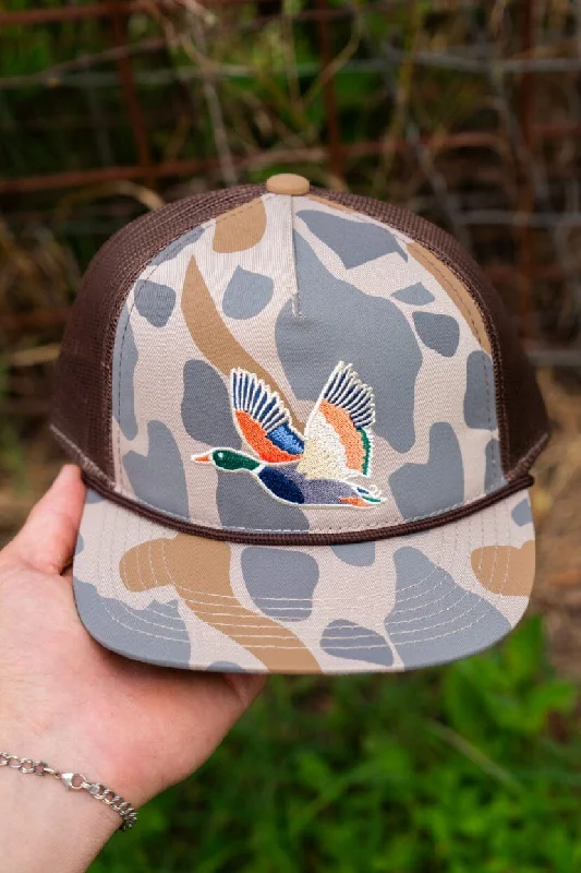 Youth Cap - Retro Camo Duck