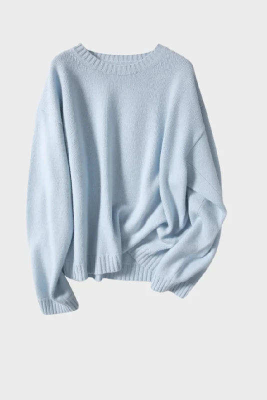 Sabrina Boat Neck Merino-Cashmere Sweater