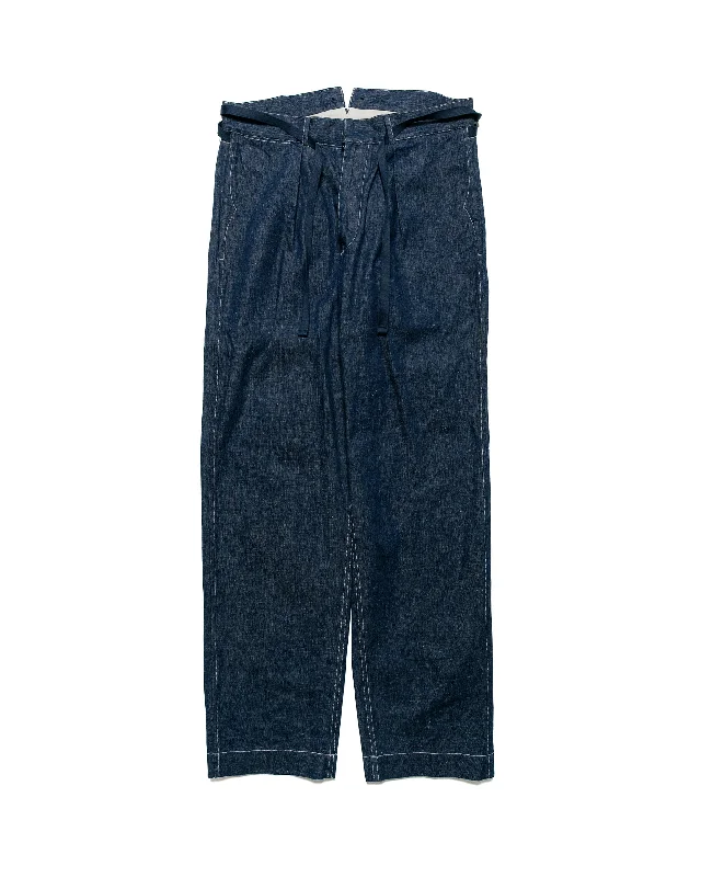 Cohérence Alain 10oz Logger Selvedge Denim Trouser Indigo