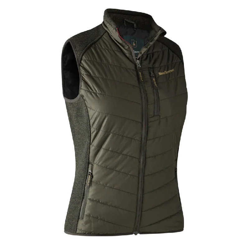 Deerhunter Lady Caroline Padded Waistcoat Timber