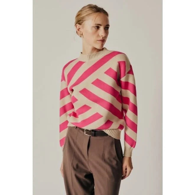 Deluc Taxodium Stripe Sweater