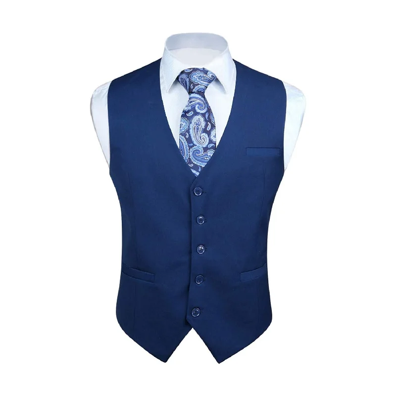 Formal Suit Vest - NAVY BLUE 1