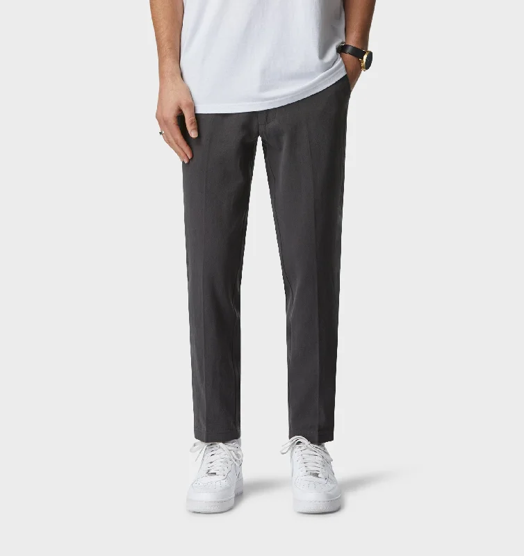 Linen Slim Kobe Pant  - Tall - Charcoal