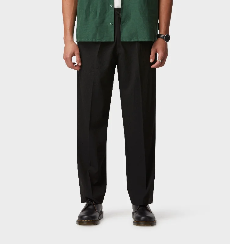 Seersucker Winston Pant - Black