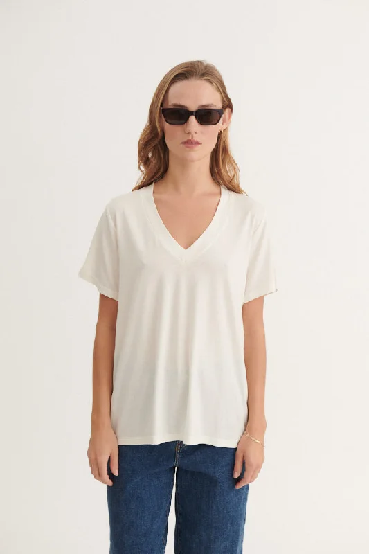 Joline V-neck - Off White