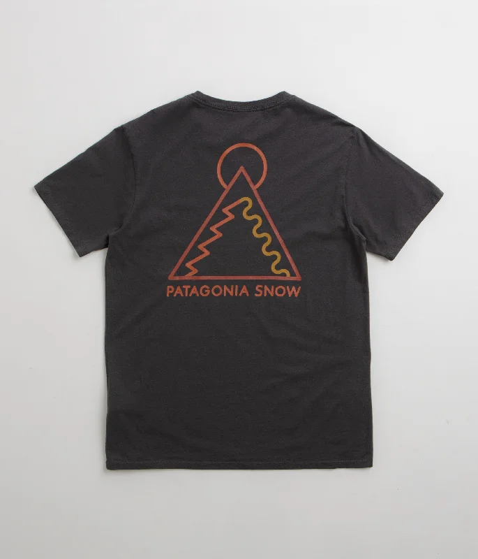 Patagonia Dawn Tracks Organic T-Shirt - Ink Black