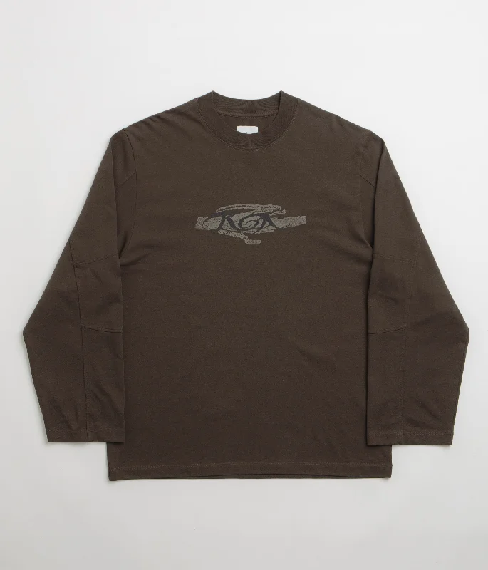 ROA Graphic Long Sleeve T-Shirt - Demitasse