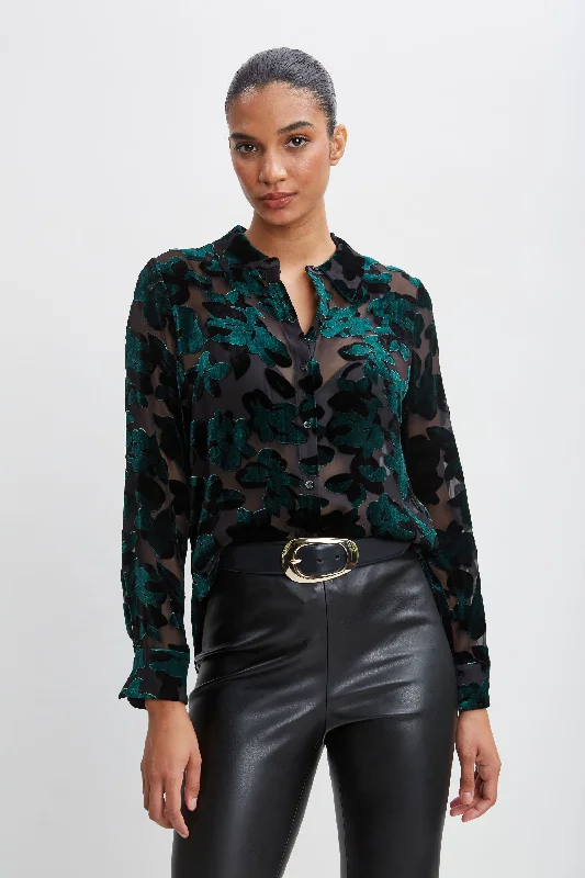 Burnout Velvet Shirt