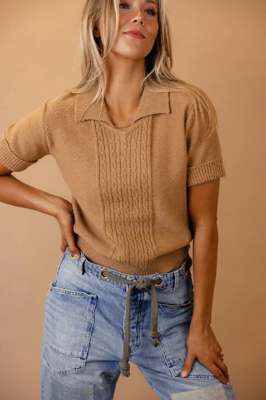 Edwards Cable Knit Blouse