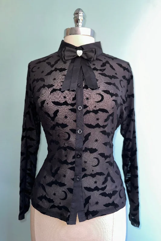 Strangers in Paradise Bat Blouse by Banned