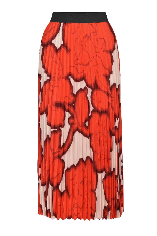 Husk Pleat Skirt Pr - Print