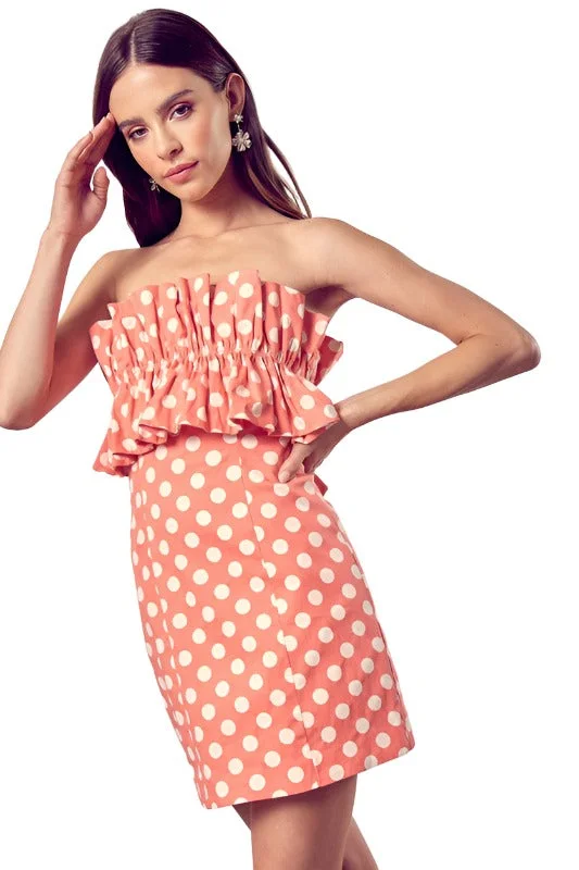 Ruffle Polka Dot Dress